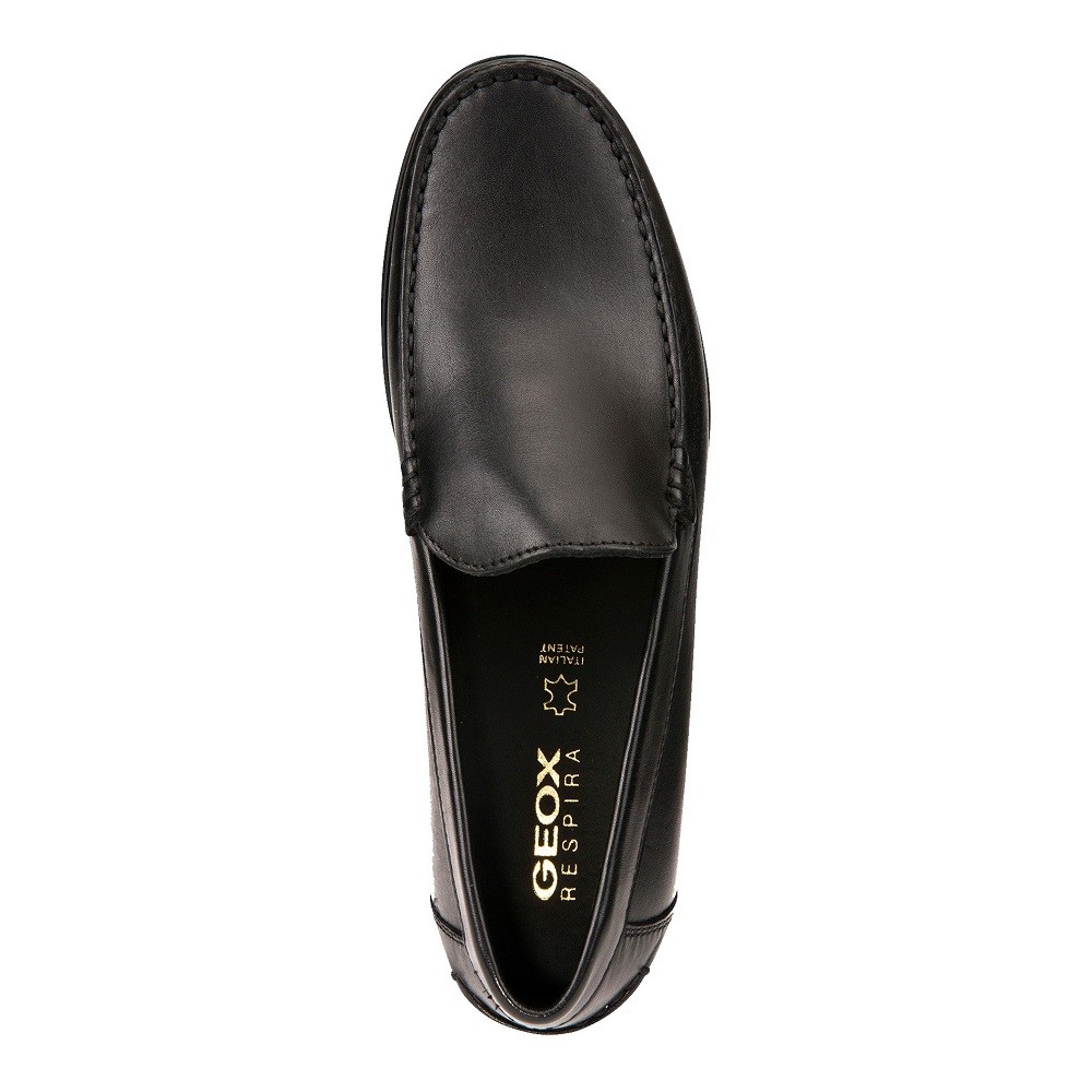 GEOX</br>Ανδρικά Μοκασίνια Μαύρο Δέρμα NEW DAMON A U641ZA 00043 C9999 Geox GEOX</br>Ανδρικά Μοκασίνια Μαύρο Δέρμα NEW DAMON A U641ZA 00043 C9999 Geox