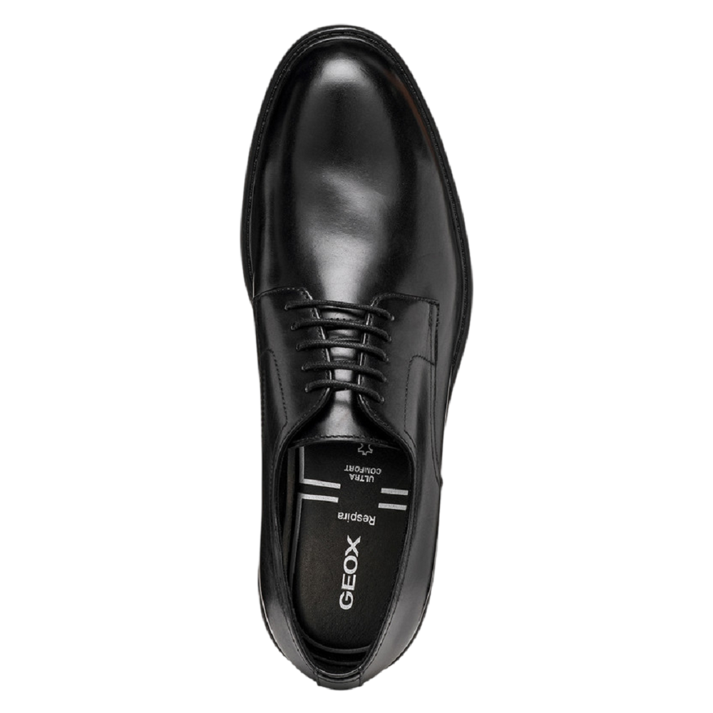 GEOX</br>Geox WALK PLEASURE B U657KA 00043 C9999 Ανδρικά Δετά Παπούτσια Μαύρο Δέρμα GEOX</br>Geox WALK PLEASURE B U657KA 00043 C9999 Ανδρικά Δετά Παπούτσια Μαύρο Δέρμα