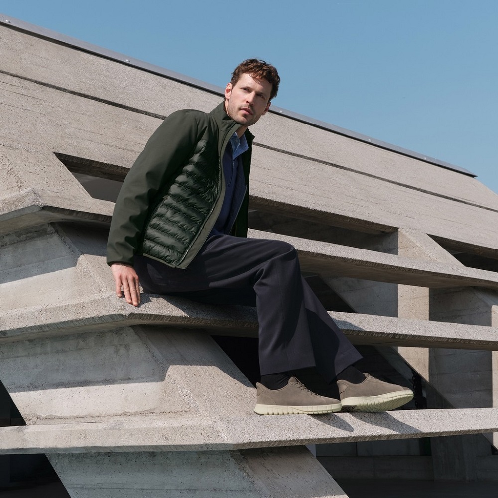 GEOX</br>Geox FLEXTRIDE PLUS U65MAA 00022 C5004 Ανδρικά Sneakers Μπεζ Suede