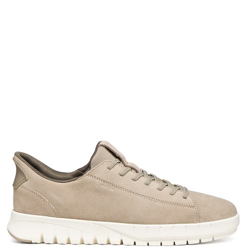 Geox FLEXTRIDE PLUS U65MAA 00022 C5004 Ανδρικά Sneakers Μπεζ Suede