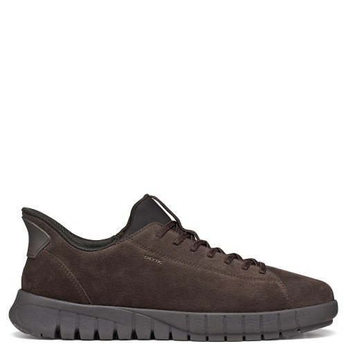 Geox FLEXTRIDE PLUS U65MAA 00022 C6005 Ανδρικά Sneakers Καφέ Suede