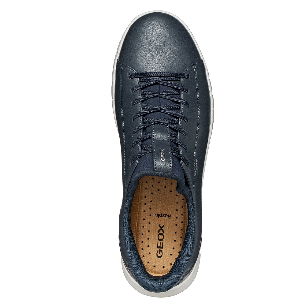 GEOX</br>Geox FLEXTRIDE PLUS U65MAA 0009B C4002 Ανδρικά Sneakers Μπλε Δέρμα