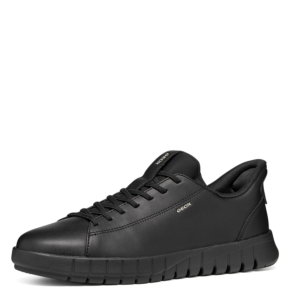 GEOX</br>Geox FLEXTRIDE PLUS U65MAA 0009B C9999 Ανδρικά Sneakers Μαύρο Δέρμα