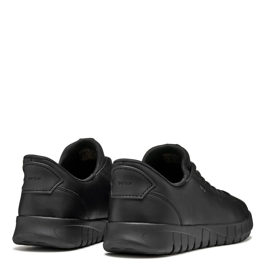 GEOX</br>Geox FLEXTRIDE PLUS U65MAA 0009B C9999 Ανδρικά Sneakers Μαύρο Δέρμα