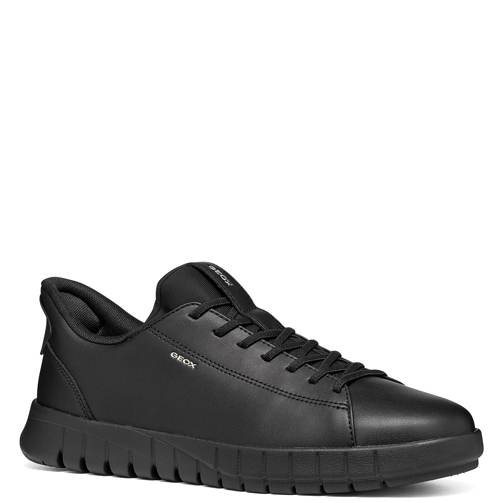 GEOX</br>Geox FLEXTRIDE PLUS U65MAA 0009B C9999 Ανδρικά Sneakers Μαύρο Δέρμα