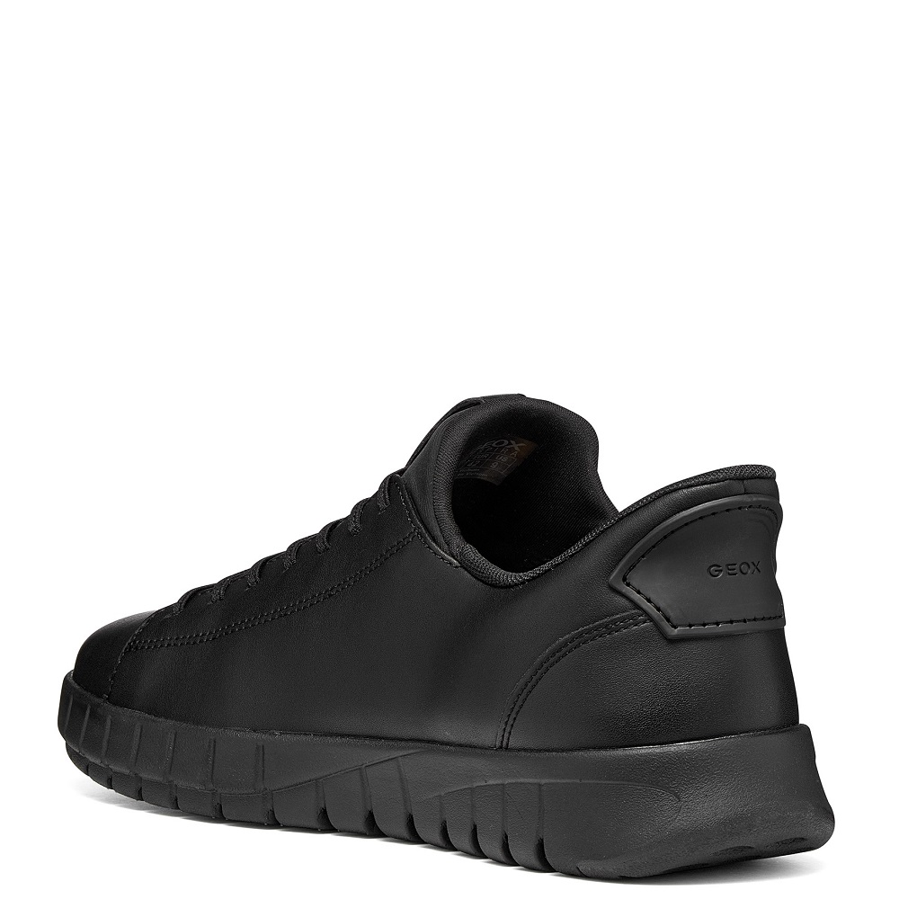 GEOX</br>Geox FLEXTRIDE PLUS U65MAA 0009B C9999 Ανδρικά Sneakers Μαύρο Δέρμα