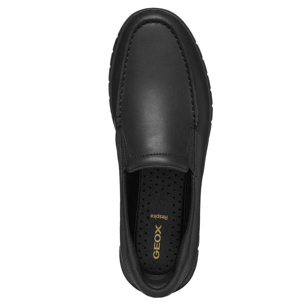 GEOX</br>Geox FLEXTRIDE PLUS U66MAC 0009B C9999 Ανδρικά Μοκασίνια/Loafers Μαύρο Δέρμα GEOX</br>Geox FLEXTRIDE PLUS U66MAC 0009B C9999 Ανδρικά Μοκασίνια/Loafers Μαύρο Δέρμα