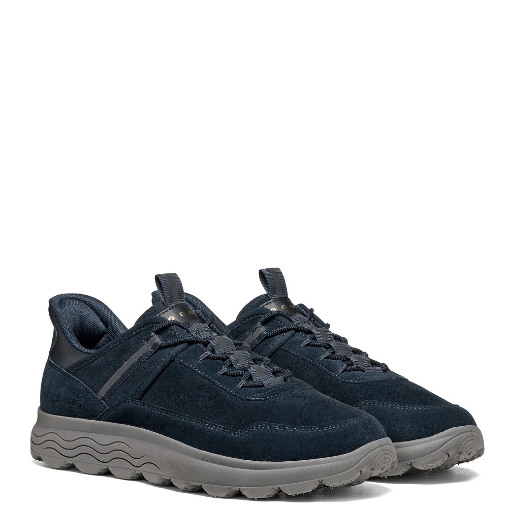 GEOX</br>Geox SPHERICA PLUS U66PCA 00022 C4002 Ανδρικά Sneakers Μπλε Suede Waterproof