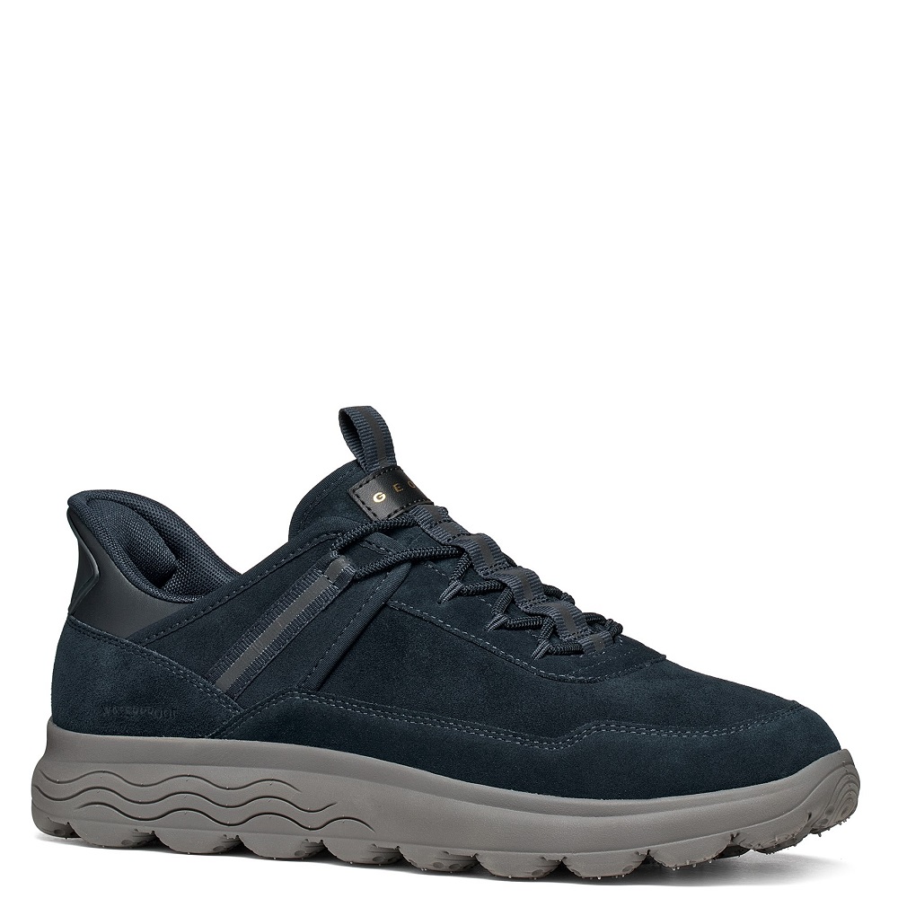 GEOX</br>Geox SPHERICA PLUS U66PCA 00022 C4002 Ανδρικά Sneakers Μπλε Suede Waterproof
