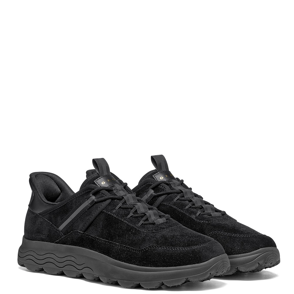 GEOX</br>Geox SPHERICA PLUS U66PCA 00022 C9999 Ανδρικά Sneakers Μαύρο Suede Waterproof