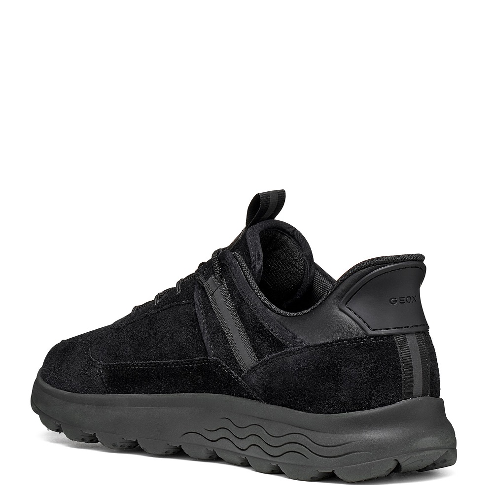 GEOX</br>Geox SPHERICA PLUS U66PCA 00022 C9999 Ανδρικά Sneakers Μαύρο Suede Waterproof