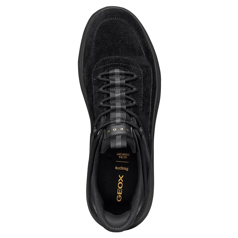 GEOX</br>Geox SPHERICA PLUS U66PCA 00022 C9999 Ανδρικά Sneakers Μαύρο Suede Waterproof