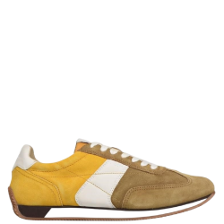 Ανδρικά Sneakers Πούρο/Κίτρινο Suede VINTO A U722LA 00022 C5L2V Geox