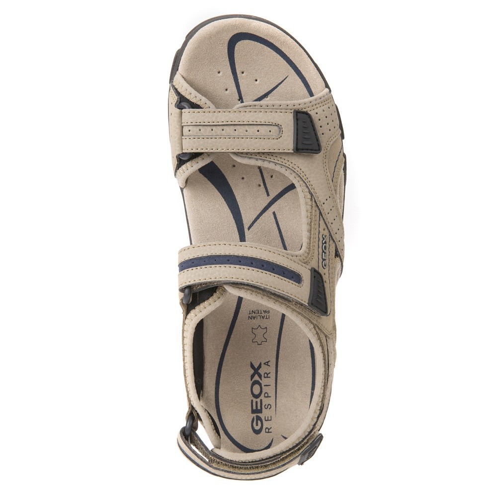 GEOX</br>Ανδρικά Πέδιλα Μπεζ/Μπλε S.STRADA D U8224D 050AU C0829 Geox GEOX</br>Ανδρικά Πέδιλα Μπεζ/Μπλε S.STRADA D U8224D 050AU C0829 Geox