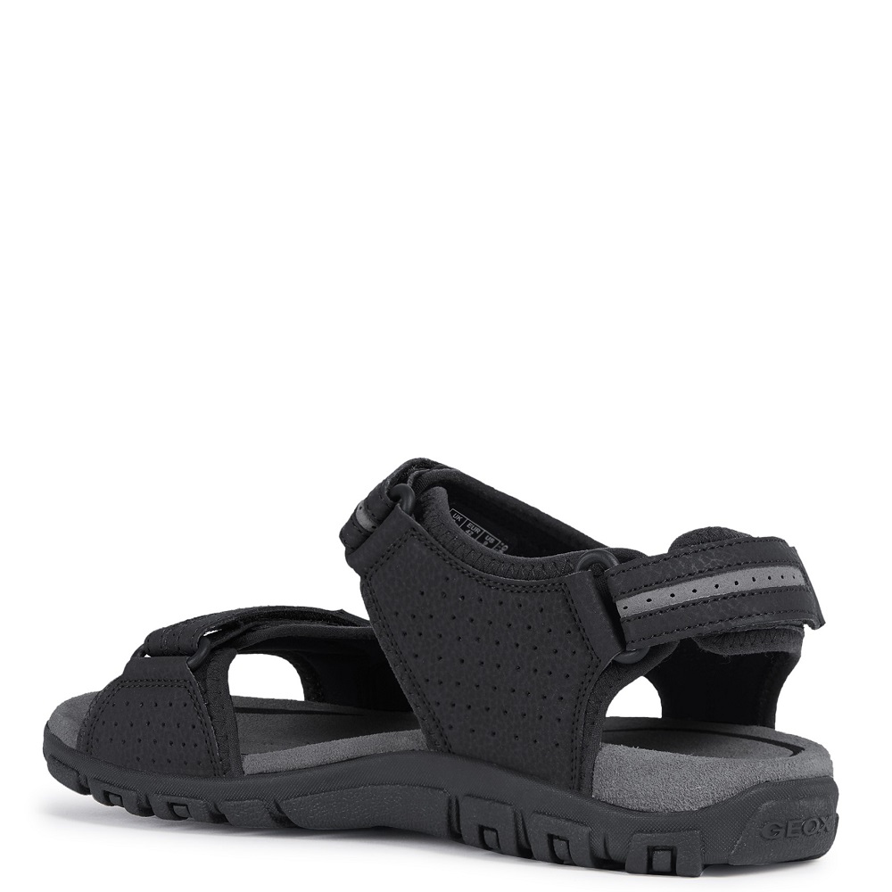 GEOX</br>Ανδρικά Πέδιλα Μαύρο/Γκρι S.STRADA D U8224D 050AU C9310 Geox GEOX</br>Ανδρικά Πέδιλα Μαύρο/Γκρι S.STRADA D U8224D 050AU C9310 Geox
