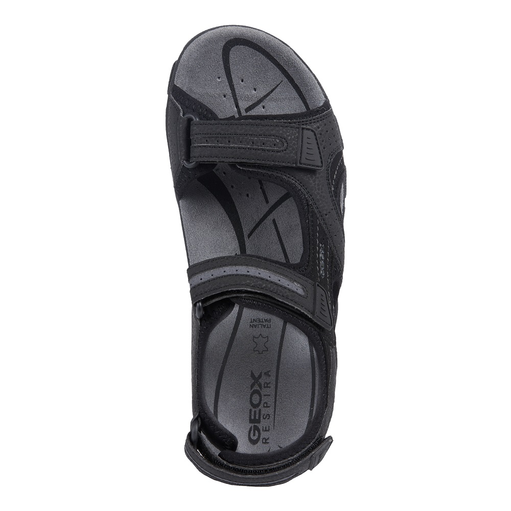 GEOX</br>Ανδρικά Πέδιλα Μαύρο/Γκρι S.STRADA D U8224D 050AU C9310 Geox GEOX</br>Ανδρικά Πέδιλα Μαύρο/Γκρι S.STRADA D U8224D 050AU C9310 Geox