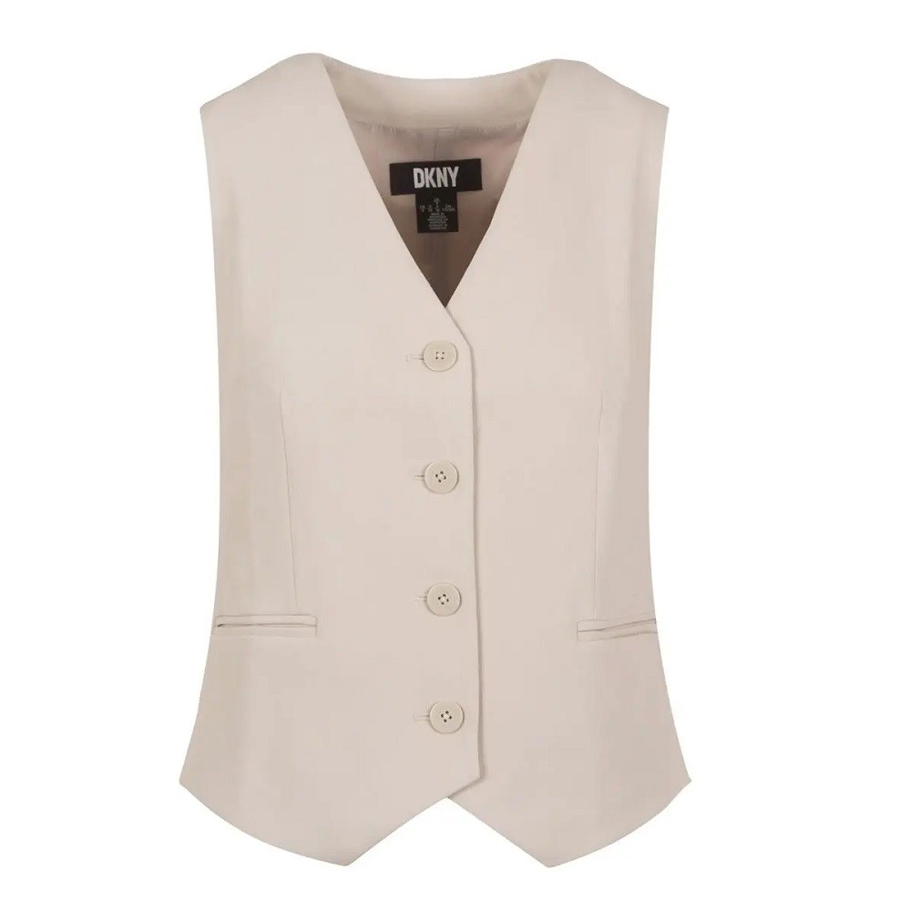 DKNY</br>Γυναικείο Γιλέκο Μπεζ UK3VX083-PBL DKNY DKNY</br>Γυναικείο Γιλέκο Μπεζ UK3VX083-PBL DKNY