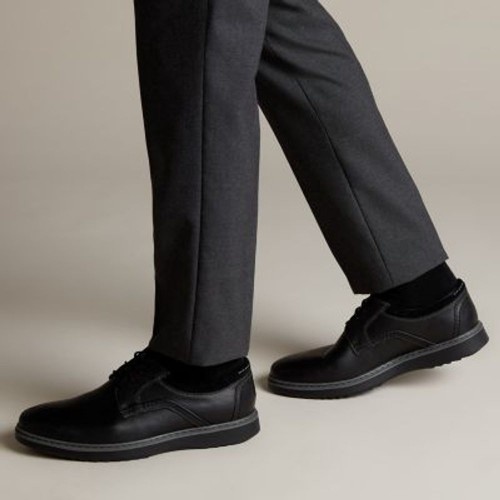 Ανδρικά Δετά Παπούτσια Μαύρο Δέρμα UN GEO LACE Clarks Ανδρικά Δετά Παπούτσια Μαύρο Δέρμα UN GEO LACE Clarks