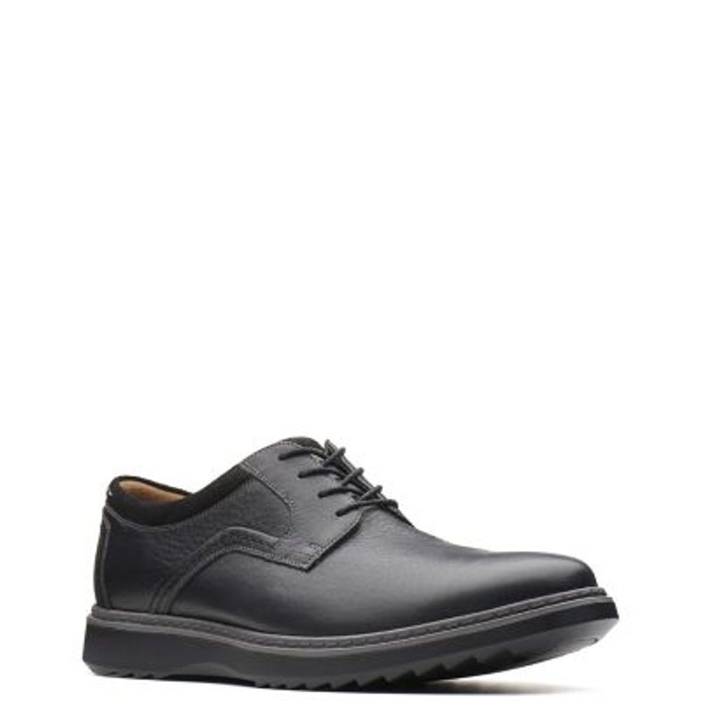 CLARKS</br>Ανδρικά Δετά Παπούτσια Μαύρο Δέρμα UN GEO LACE Clarks CLARKS</br>Ανδρικά Δετά Παπούτσια Μαύρο Δέρμα UN GEO LACE Clarks
