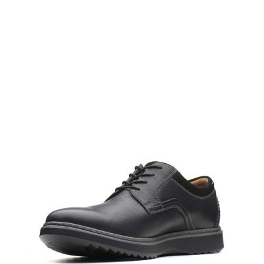 CLARKS</br>Ανδρικά Δετά Παπούτσια Μαύρο Δέρμα UN GEO LACE Clarks CLARKS</br>Ανδρικά Δετά Παπούτσια Μαύρο Δέρμα UN GEO LACE Clarks