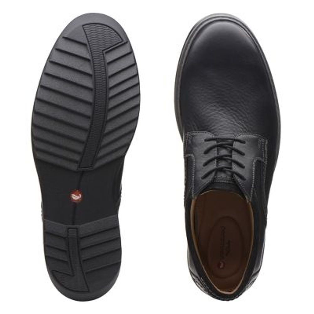 CLARKS</br>Ανδρικά Δετά Παπούτσια Μαύρο Δέρμα UN GEO LACE Clarks CLARKS</br>Ανδρικά Δετά Παπούτσια Μαύρο Δέρμα UN GEO LACE Clarks