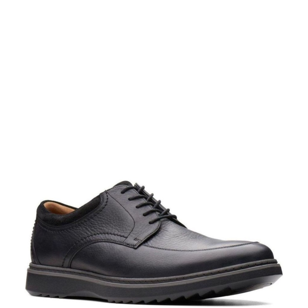 CLARKS</br>Ανδρικά Δετά Παπούτσια Μαύρο Δέρμα UN GEO LO Clarks CLARKS</br>Ανδρικά Δετά Παπούτσια Μαύρο Δέρμα UN GEO LO Clarks