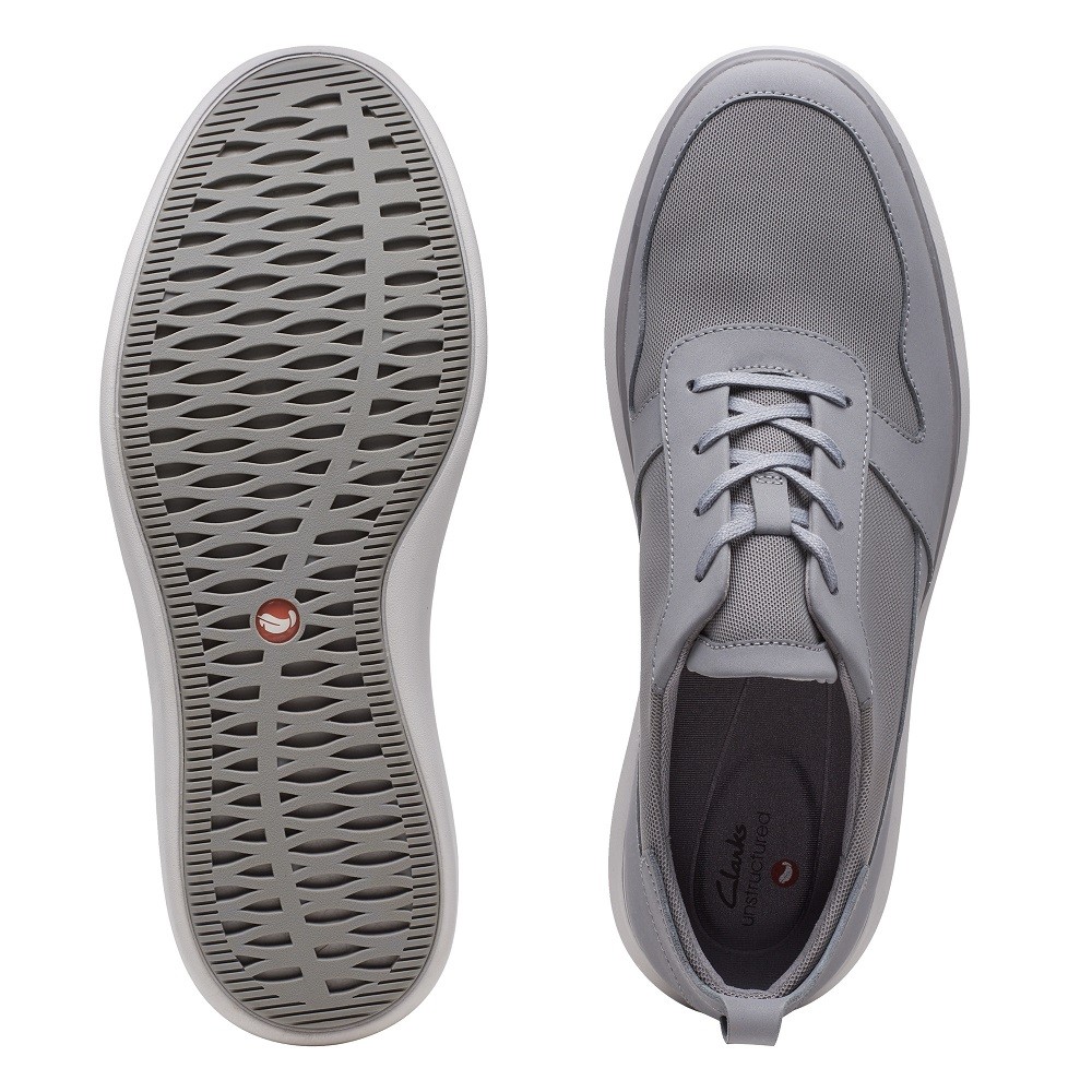 CLARKS</br>Ανδρικά Sneakers Γκρι UN GLOBE SPORT Clarks CLARKS</br>Ανδρικά Sneakers Γκρι UN GLOBE SPORT Clarks