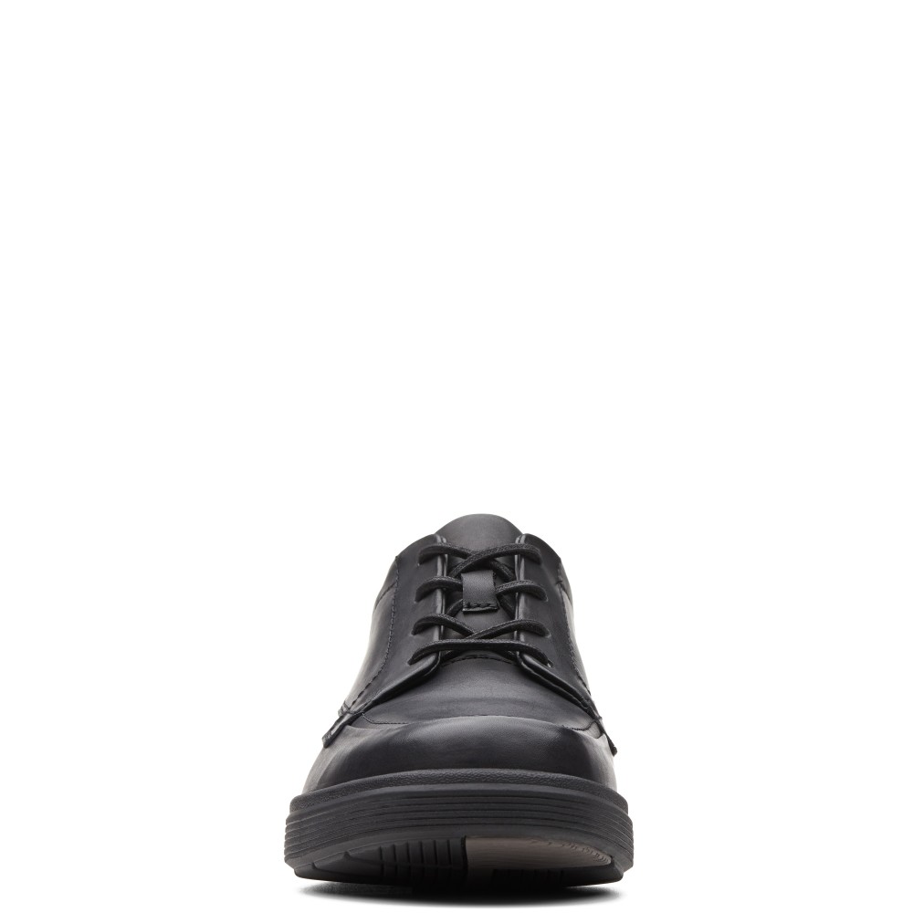 CLARKS</br>Ανδρικά Δετά Παπούτσια Μαύρο Δέρμα UN ABODE EASE (H) Clarks CLARKS</br>Ανδρικά Δετά Παπούτσια Μαύρο Δέρμα UN ABODE EASE (H) Clarks