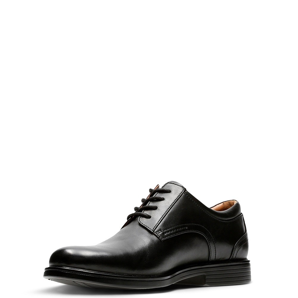 CLARKS</br>Ανδρικά Δετά Παπούτσια Μαύρο Δέρμα UN ALDRIC LACE (H) Clarks CLARKS</br>Ανδρικά Δετά Παπούτσια Μαύρο Δέρμα UN ALDRIC LACE (H) Clarks