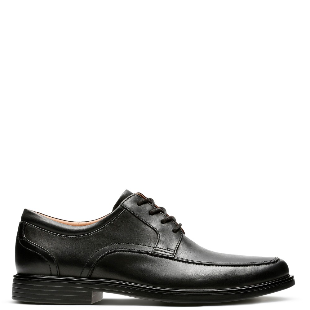 CLARKS</br>Ανδρικά Δετά Παπούτσια Μαύρο Δέρμα UN ALDRIC PARK (G) Clarks CLARKS</br>Ανδρικά Δετά Παπούτσια Μαύρο Δέρμα UN ALDRIC PARK (G) Clarks