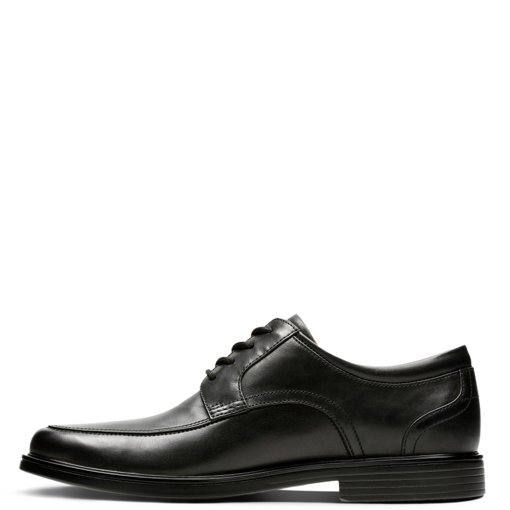 CLARKS</br>Ανδρικά Δετά Παπούτσια Μαύρο Δέρμα UN ALDRIC PARK (G) Clarks CLARKS</br>Ανδρικά Δετά Παπούτσια Μαύρο Δέρμα UN ALDRIC PARK (G) Clarks
