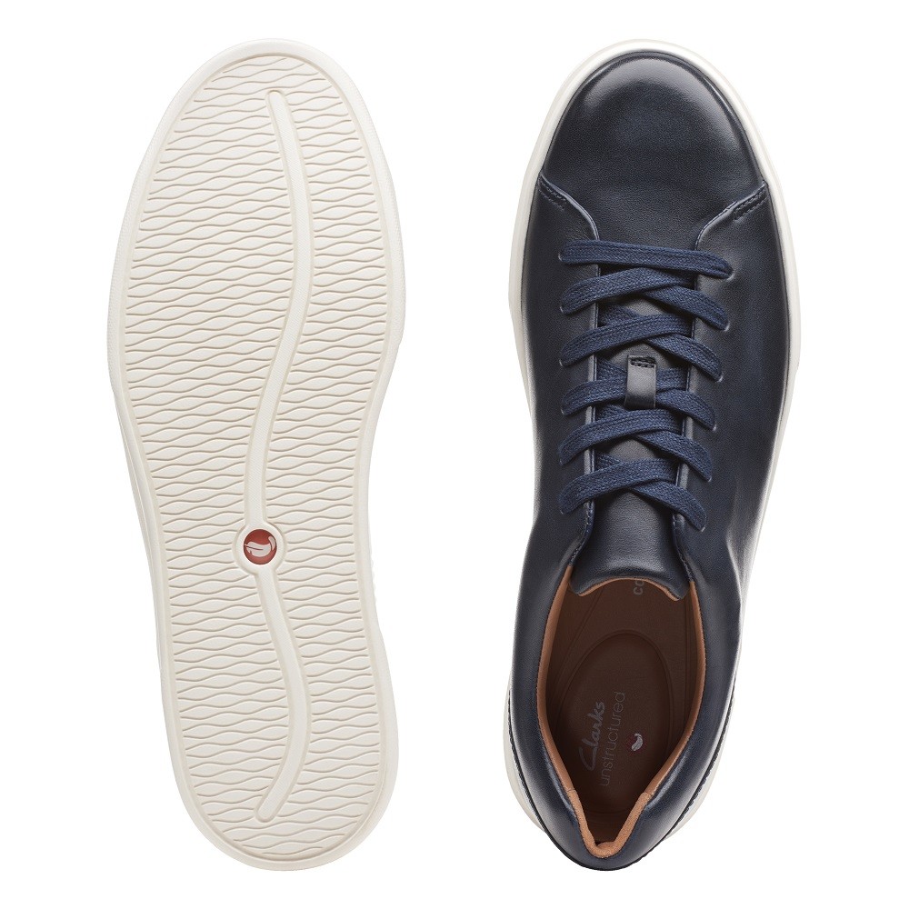 CLARKS</br>Ανδρικά Sneakers Μπλε Δέρμα UN COSTA LACE Clarks CLARKS</br>Ανδρικά Sneakers Μπλε Δέρμα UN COSTA LACE Clarks