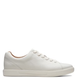 CLARKS</br>Ανδρικά Sneakers Λευκό Δέρμα UN COSTA LACE Clarks