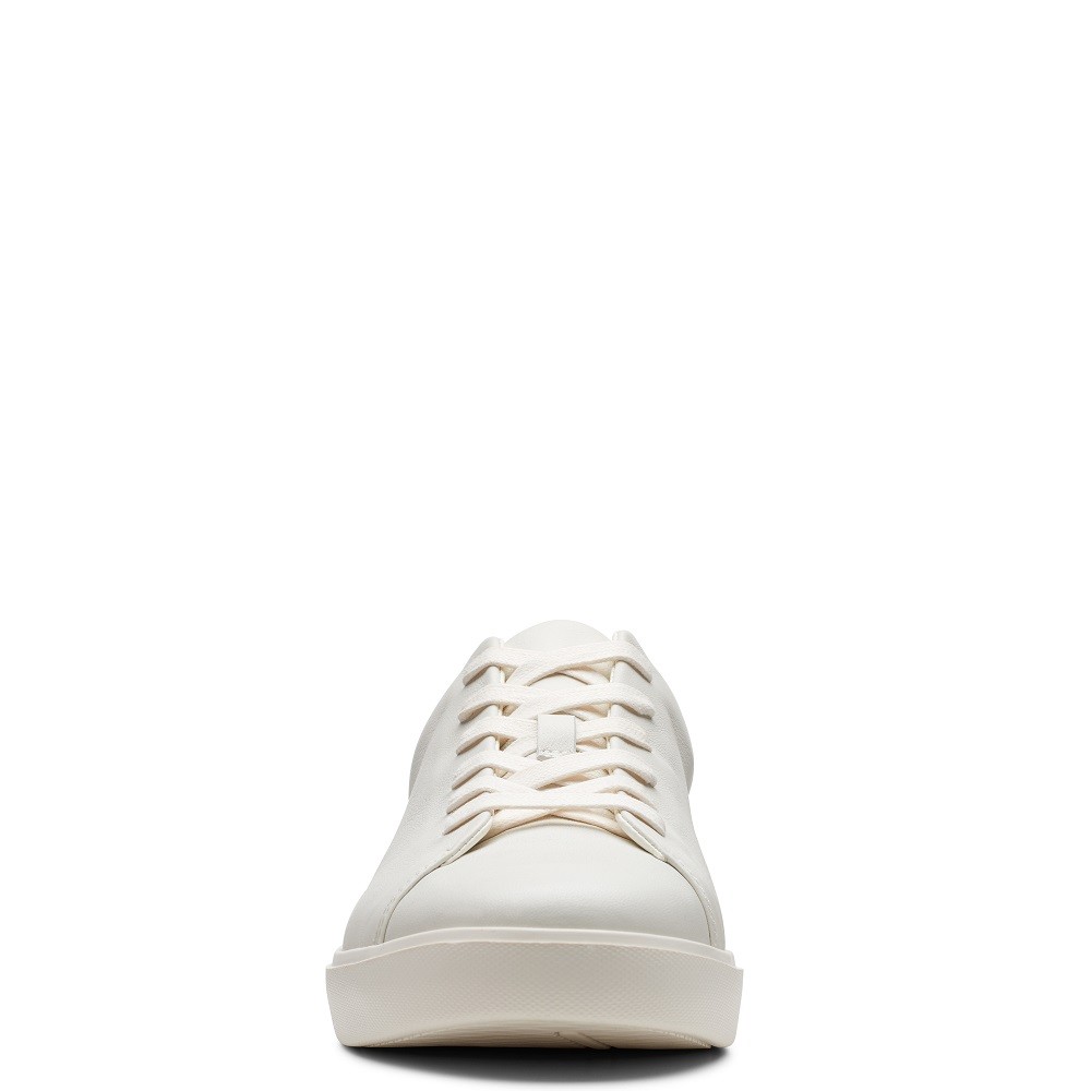 CLARKS</br>Ανδρικά Sneakers Λευκό Δέρμα UN COSTA LACE Clarks CLARKS</br>Ανδρικά Sneakers Λευκό Δέρμα UN COSTA LACE Clarks
