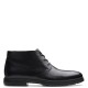 CLARKS</br>Ανδρικά Μποτάκια Μαύρο Δέρμα UN TAILOR MID Clarks