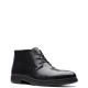 CLARKS</br>Ανδρικά Μποτάκια Μαύρο Δέρμα UN TAILOR MID Clarks