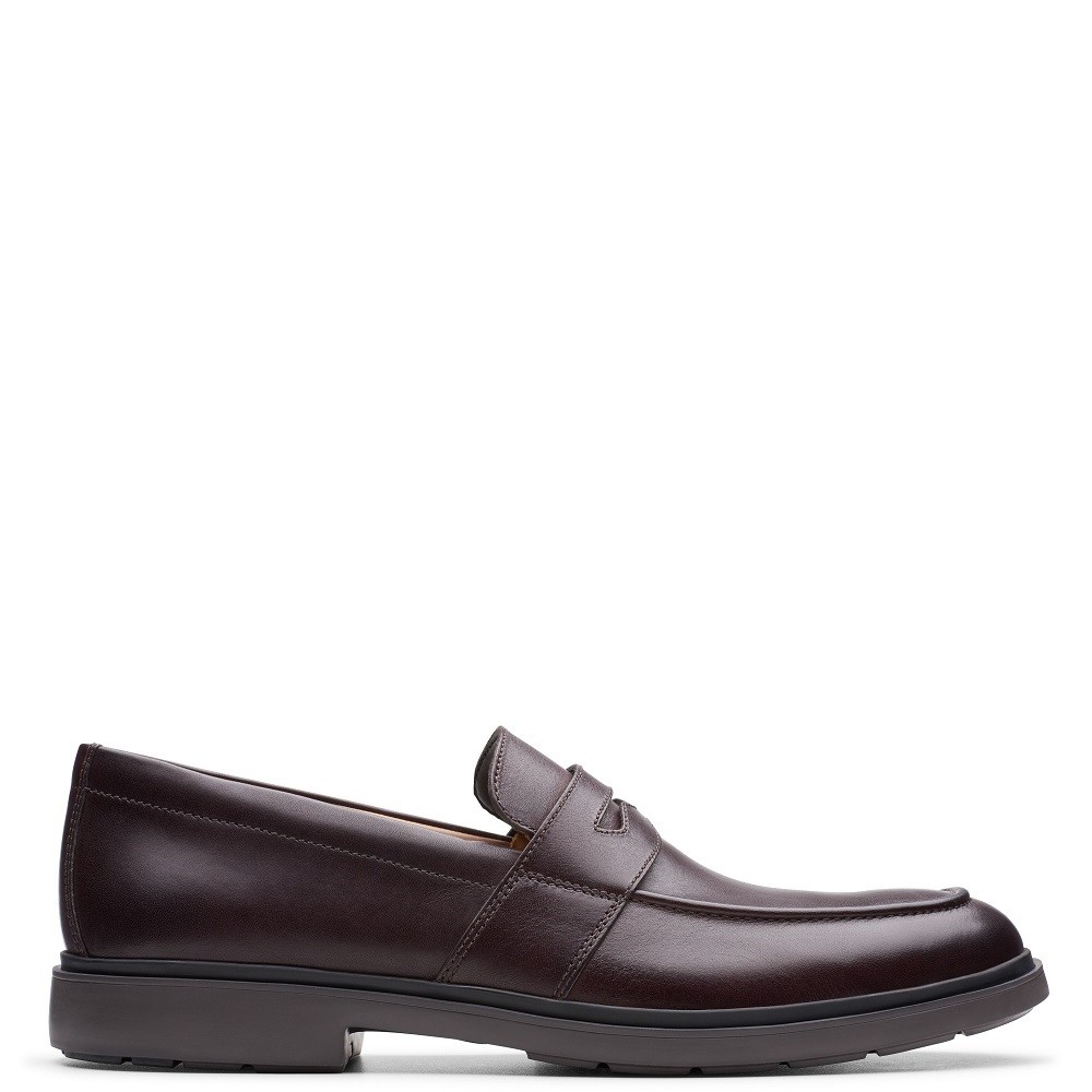 CLARKS</br>Ανδρικά Μοκασίνια Καφέ Δέρμα UN TAILOR VIEW Clarks CLARKS</br>Ανδρικά Μοκασίνια Καφέ Δέρμα UN TAILOR VIEW Clarks