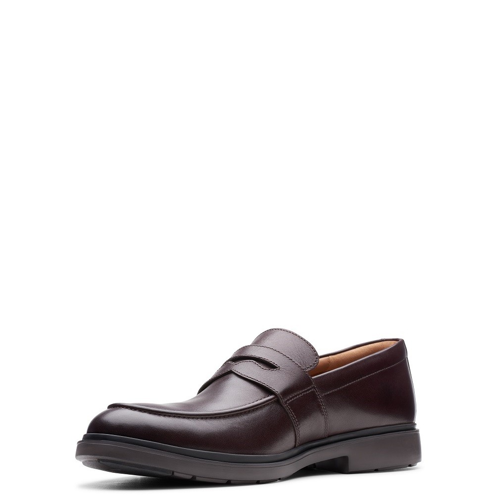CLARKS</br>Ανδρικά Μοκασίνια Καφέ Δέρμα UN TAILOR VIEW Clarks CLARKS</br>Ανδρικά Μοκασίνια Καφέ Δέρμα UN TAILOR VIEW Clarks