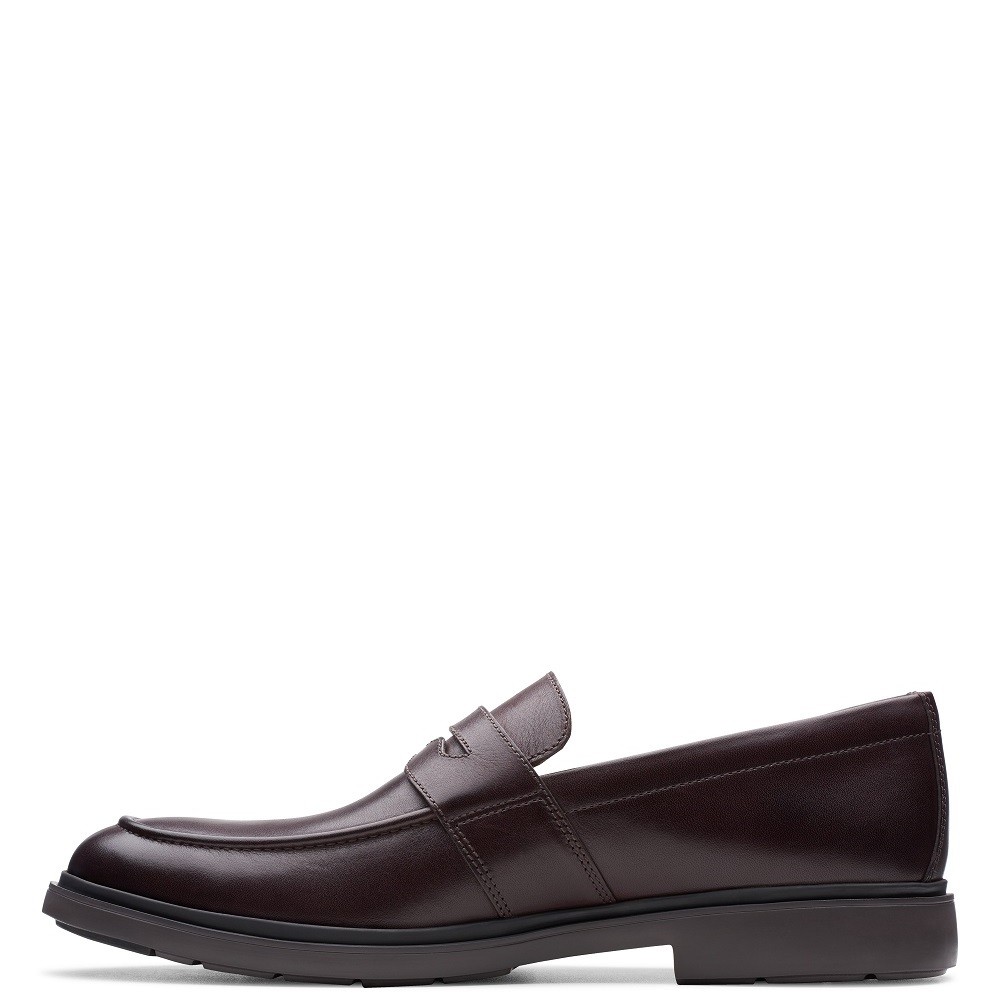 CLARKS</br>Ανδρικά Μοκασίνια Καφέ Δέρμα UN TAILOR VIEW Clarks CLARKS</br>Ανδρικά Μοκασίνια Καφέ Δέρμα UN TAILOR VIEW Clarks