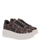 RENATO GARINI</br>Renato Garini 88-51EX58 Γυναικεία Sneakers Λεοπάρ Σπαστό Μαύρο RENATO GARINI</br>Renato Garini 88-51EX58 Γυναικεία Sneakers Λεοπάρ Σπαστό Μαύρο
