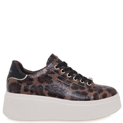 Renato Garini 88-51EX58 Γυναικεία Sneakers Λεοπάρ Σπαστό Μαύρο Renato Garini 88-51EX58 Γυναικεία Sneakers Λεοπάρ Σπαστό Μαύρο