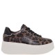 RENATO GARINI</br>Renato Garini 88-51EX58 Γυναικεία Sneakers Λεοπάρ Σπαστό Μαύρο RENATO GARINI</br>Renato Garini 88-51EX58 Γυναικεία Sneakers Λεοπάρ Σπαστό Μαύρο