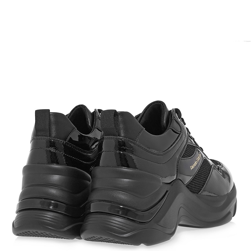RENATO GARINI</br>Renato Garini 106-41EX32 Γυναικεία Sneakers Μαύρο Βερνί Σπαστό Μαύρο RENATO GARINI</br>Renato Garini 106-41EX32 Γυναικεία Sneakers Μαύρο Βερνί Σπαστό Μαύρο
