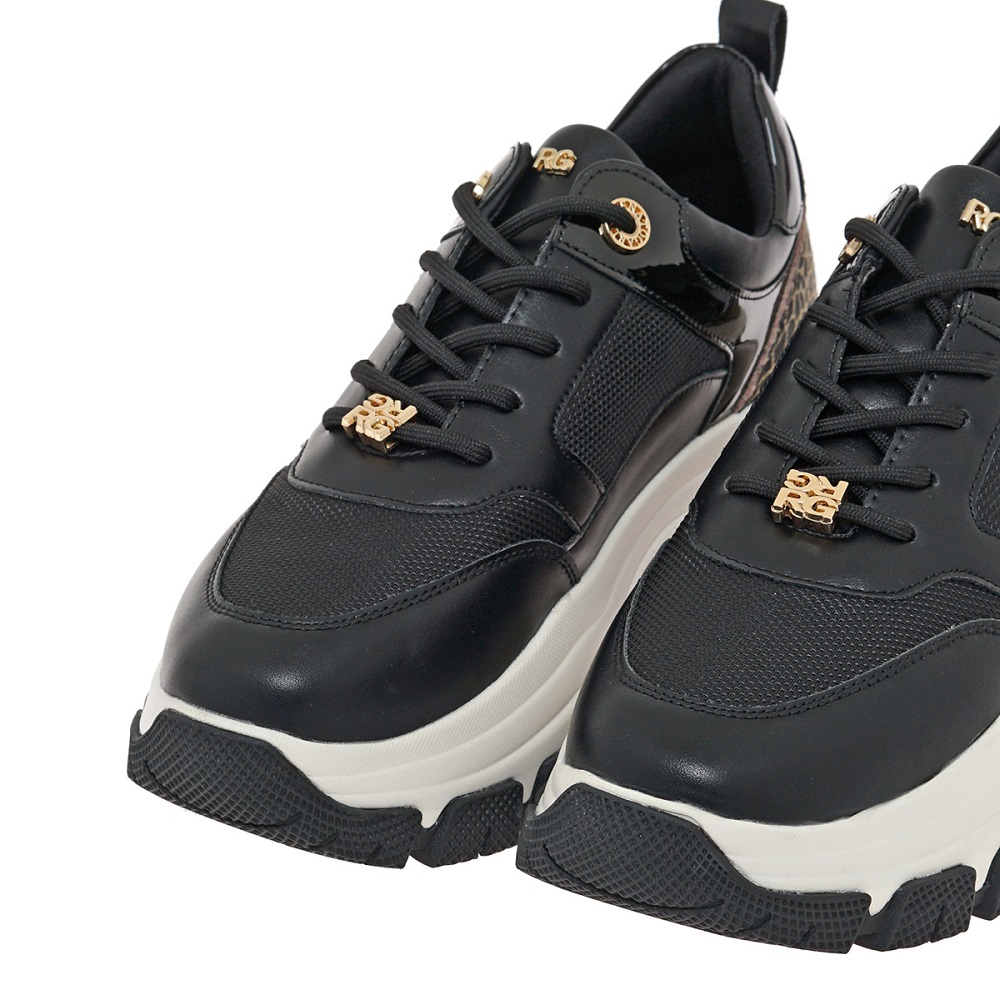 RENATO GARINI</br>Renato Garini 2147-42EX93 Γυναικεία Sneakers Μαύρο Μπεζ Giraffe RENATO GARINI</br>Renato Garini 2147-42EX93 Γυναικεία Sneakers Μαύρο Μπεζ Giraffe