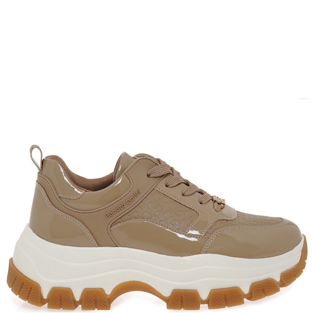 RENATO GARINI</br>Renato Garini 2147-42EX93 Γυναικεία Sneakers Μόκα Βερνί Μόκα Στάμπα RENATO GARINI</br>Renato Garini 2147-42EX93 Γυναικεία Sneakers Μόκα Βερνί Μόκα Στάμπα