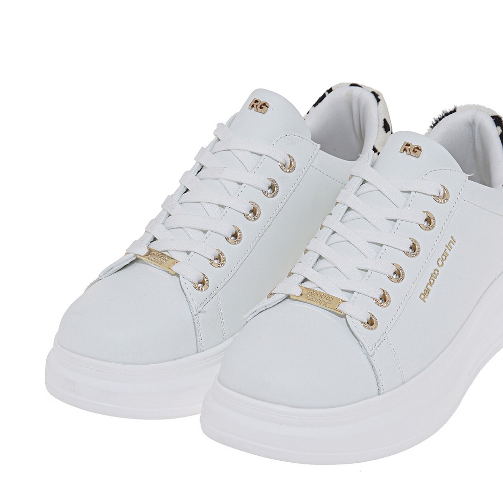 RENATO GARINI</br>Renato Garini 2148-42EX58 Γυναικεία Sneakers Λευκό Animal Στάμπα Pony RENATO GARINI</br>Renato Garini 2148-42EX58 Γυναικεία Sneakers Λευκό Animal Στάμπα Pony