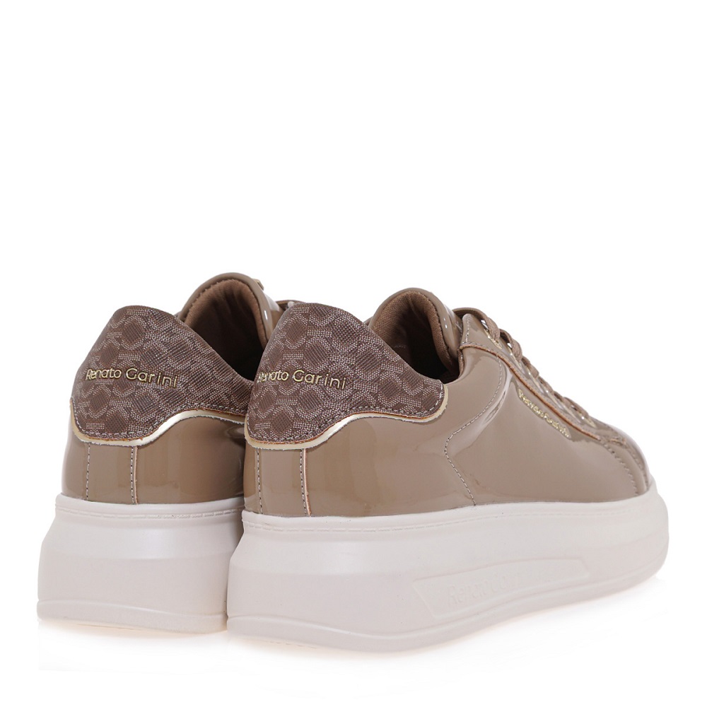 RENATO GARINI</br>Renato Garini 2148-42EX58 Γυναικεία Sneakers Πούρο Βερνί Πούρο Στάμπα RENATO GARINI</br>Renato Garini 2148-42EX58 Γυναικεία Sneakers Πούρο Βερνί Πούρο Στάμπα