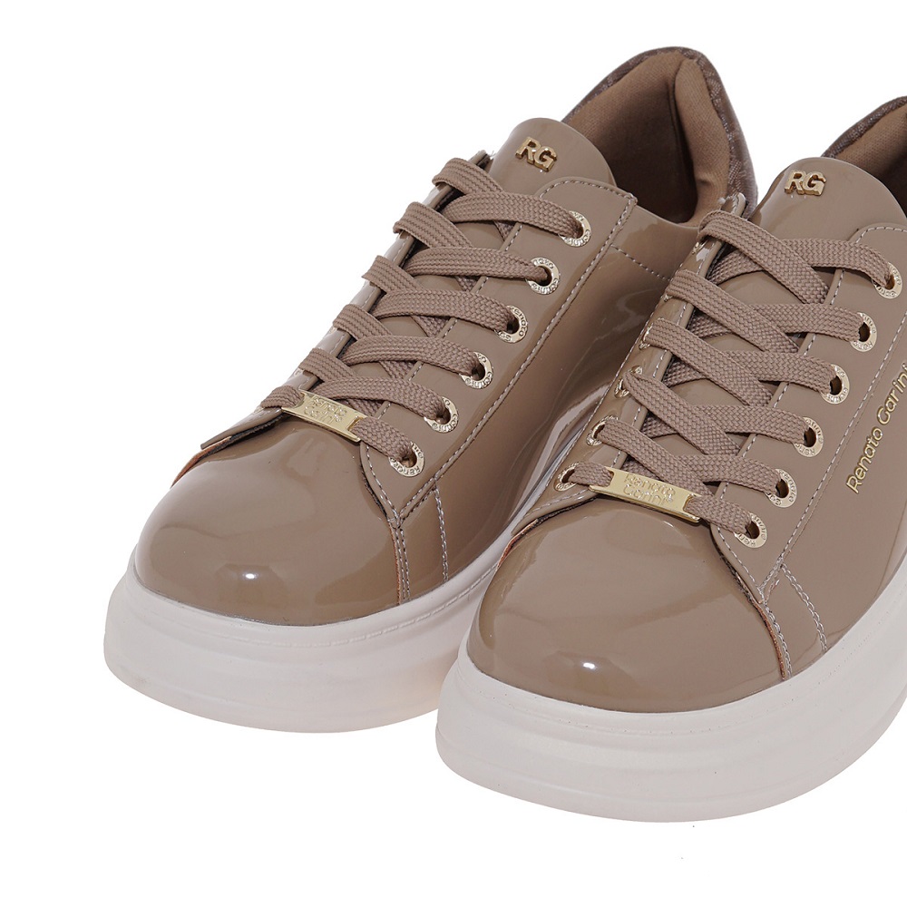 RENATO GARINI</br>Renato Garini 2148-42EX58 Γυναικεία Sneakers Πούρο Βερνί Πούρο Στάμπα RENATO GARINI</br>Renato Garini 2148-42EX58 Γυναικεία Sneakers Πούρο Βερνί Πούρο Στάμπα