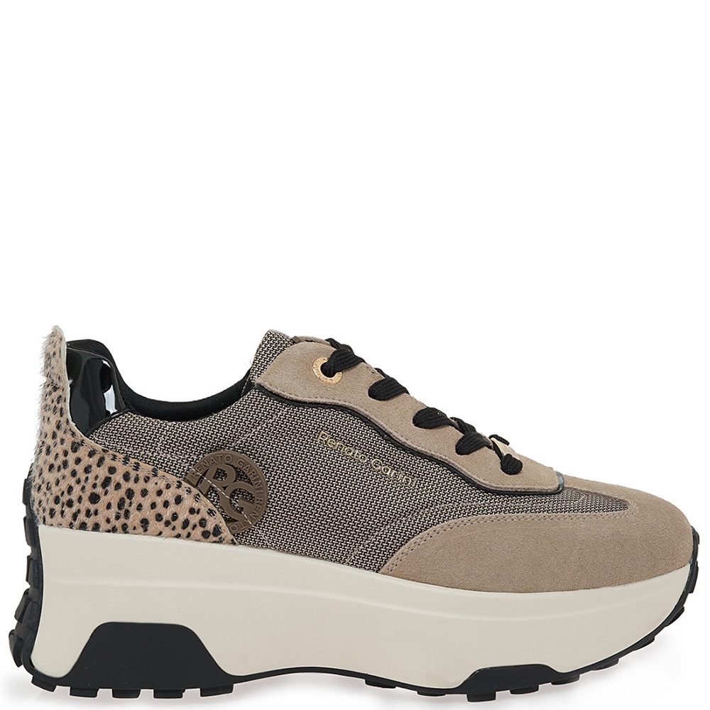 RENATO GARINI</br>Renato Garini 560-51EX34 Γυναικεία Sneakers Μπεζ Καστόρι Πολ/μο RENATO GARINI</br>Renato Garini 560-51EX34 Γυναικεία Sneakers Μπεζ Καστόρι Πολ/μο