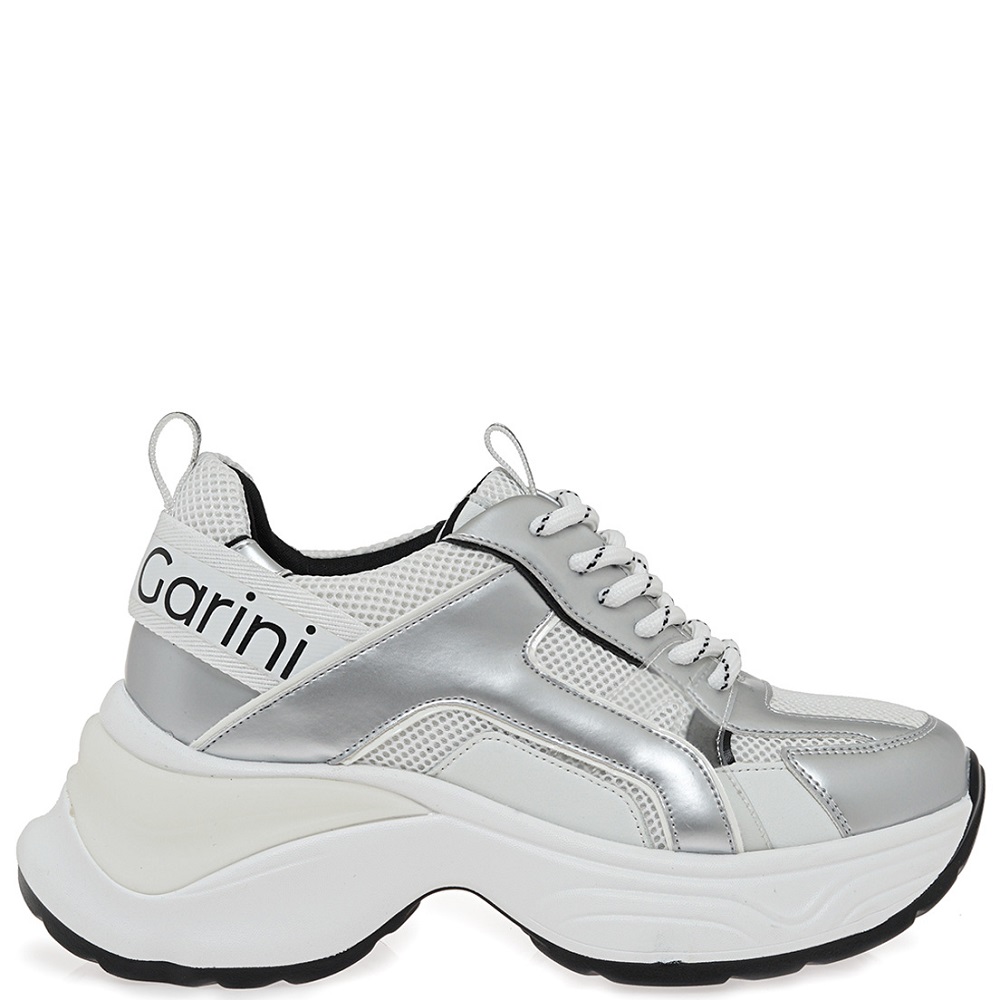 RENATO GARINI</br>Renato Garini 2176-52RG45 Γυναικεία Sneakers Λευκό Ασημί RENATO GARINI</br>Renato Garini 2176-52RG45 Γυναικεία Sneakers Λευκό Ασημί